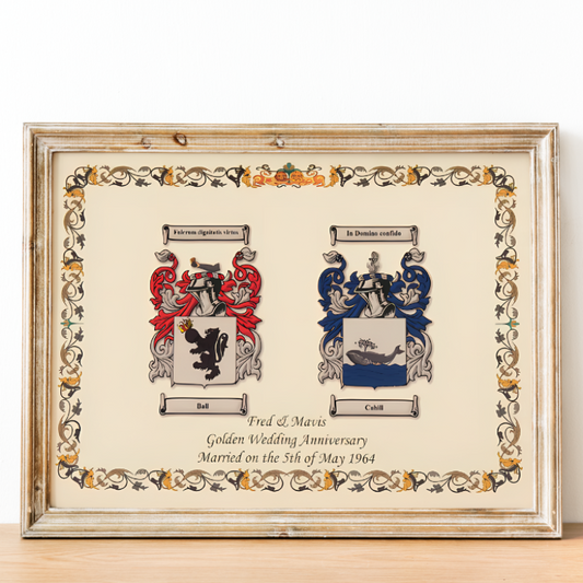 Double Coat of Arms Print