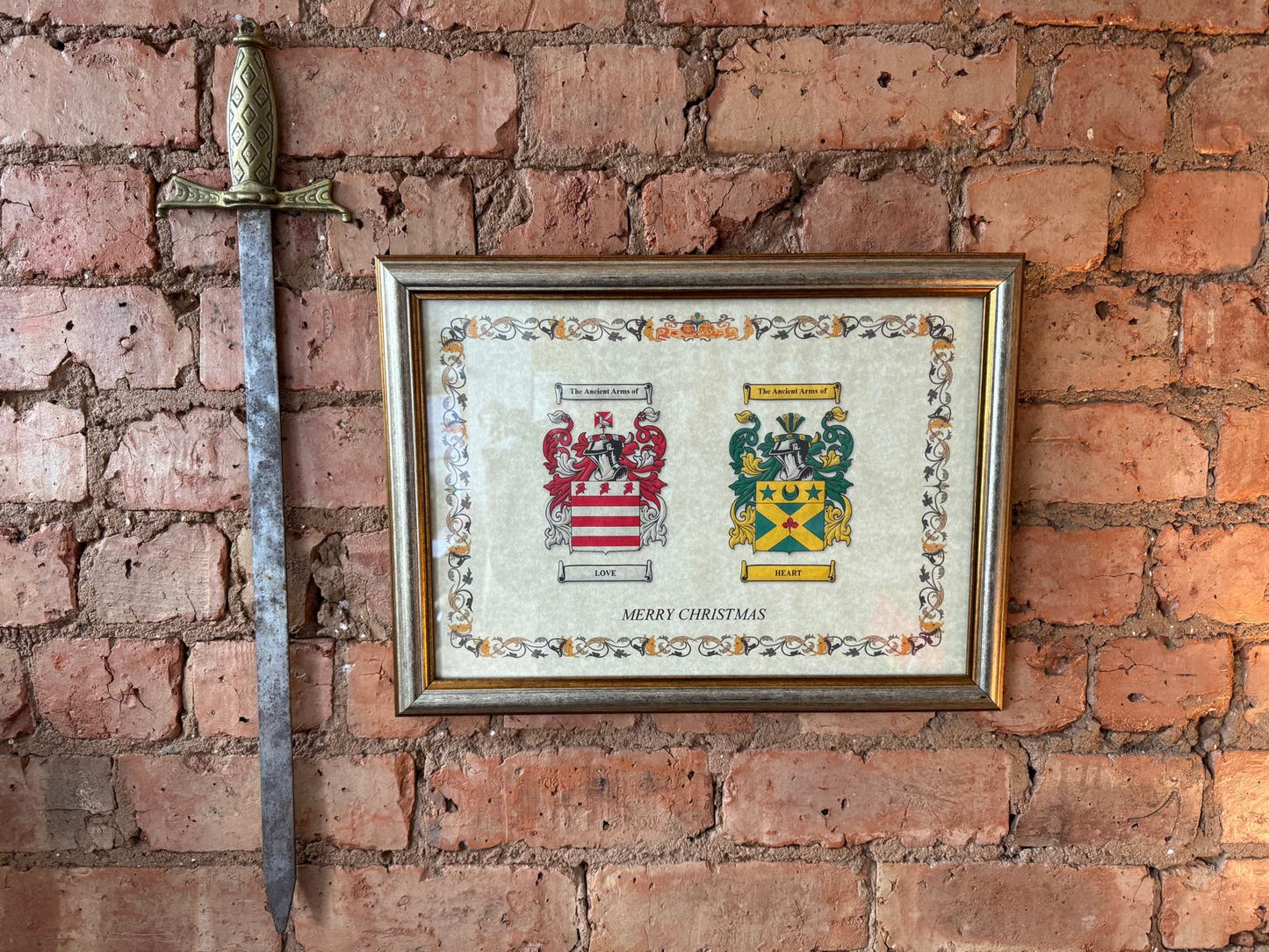 Double Coat of Arms Print