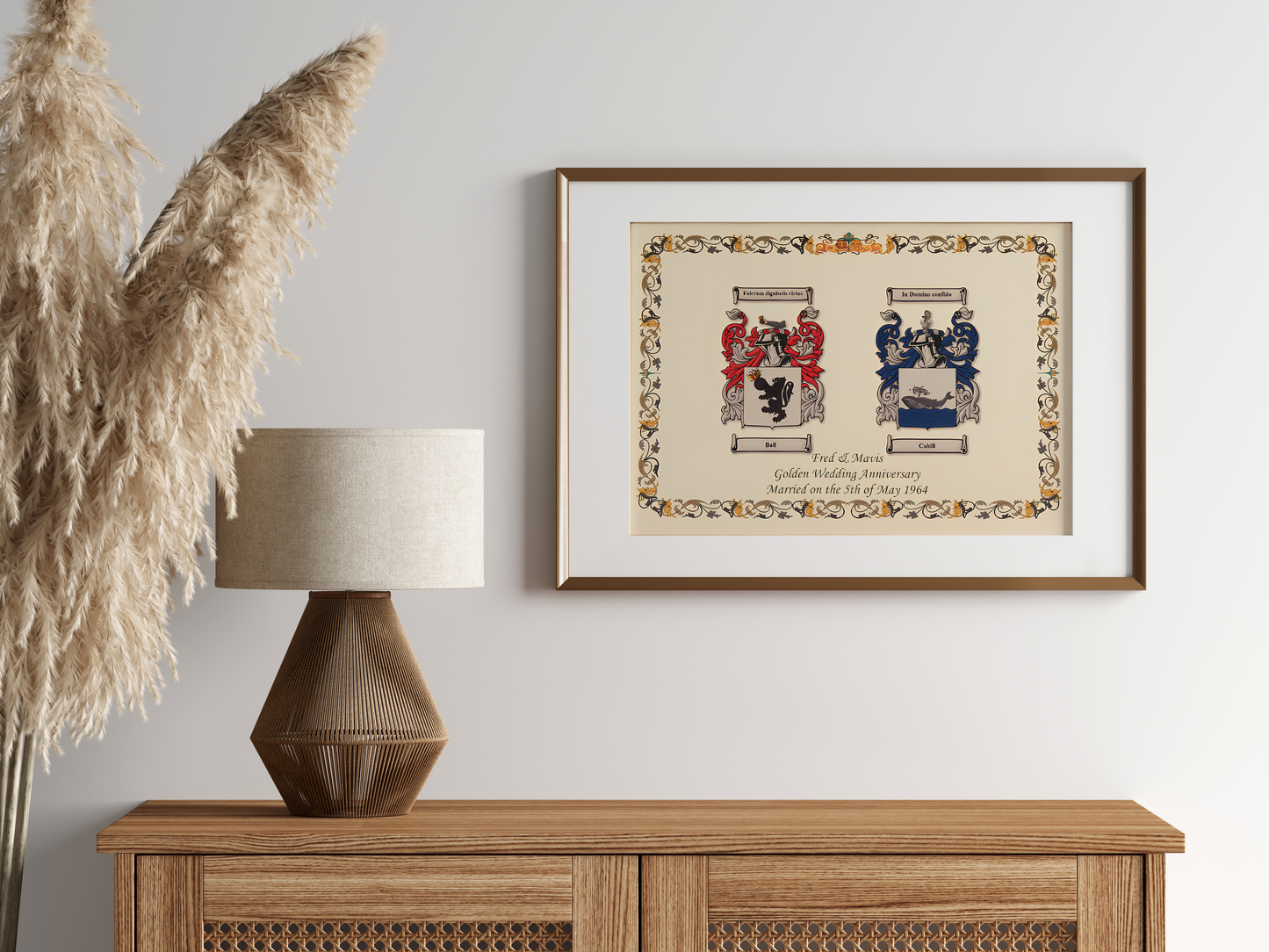 Double Coat of Arms Print