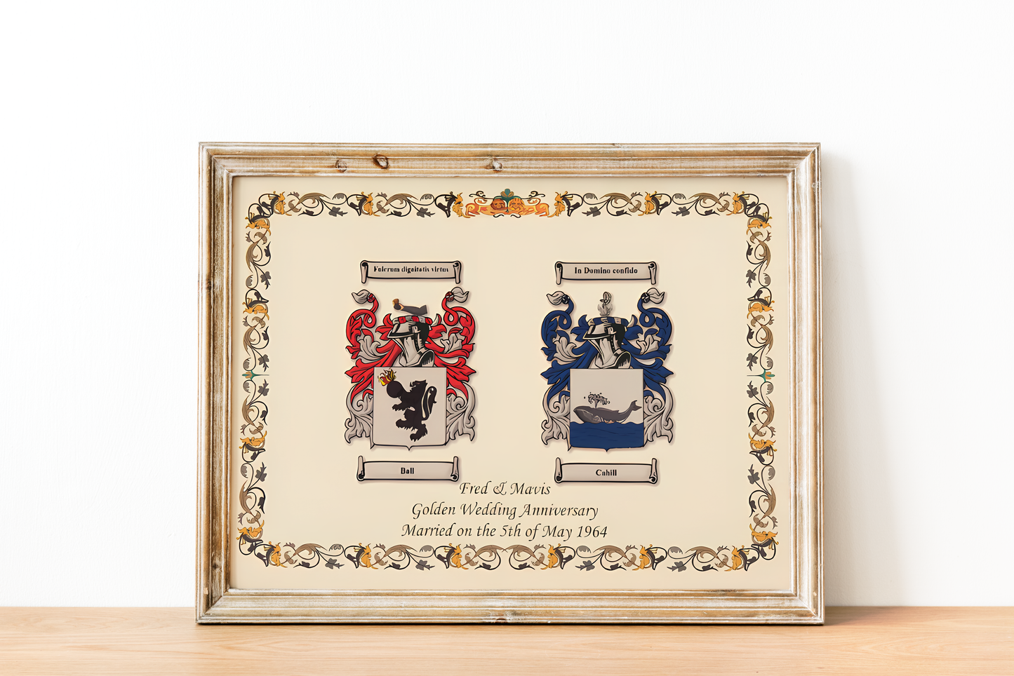 Double Coat of Arms Print