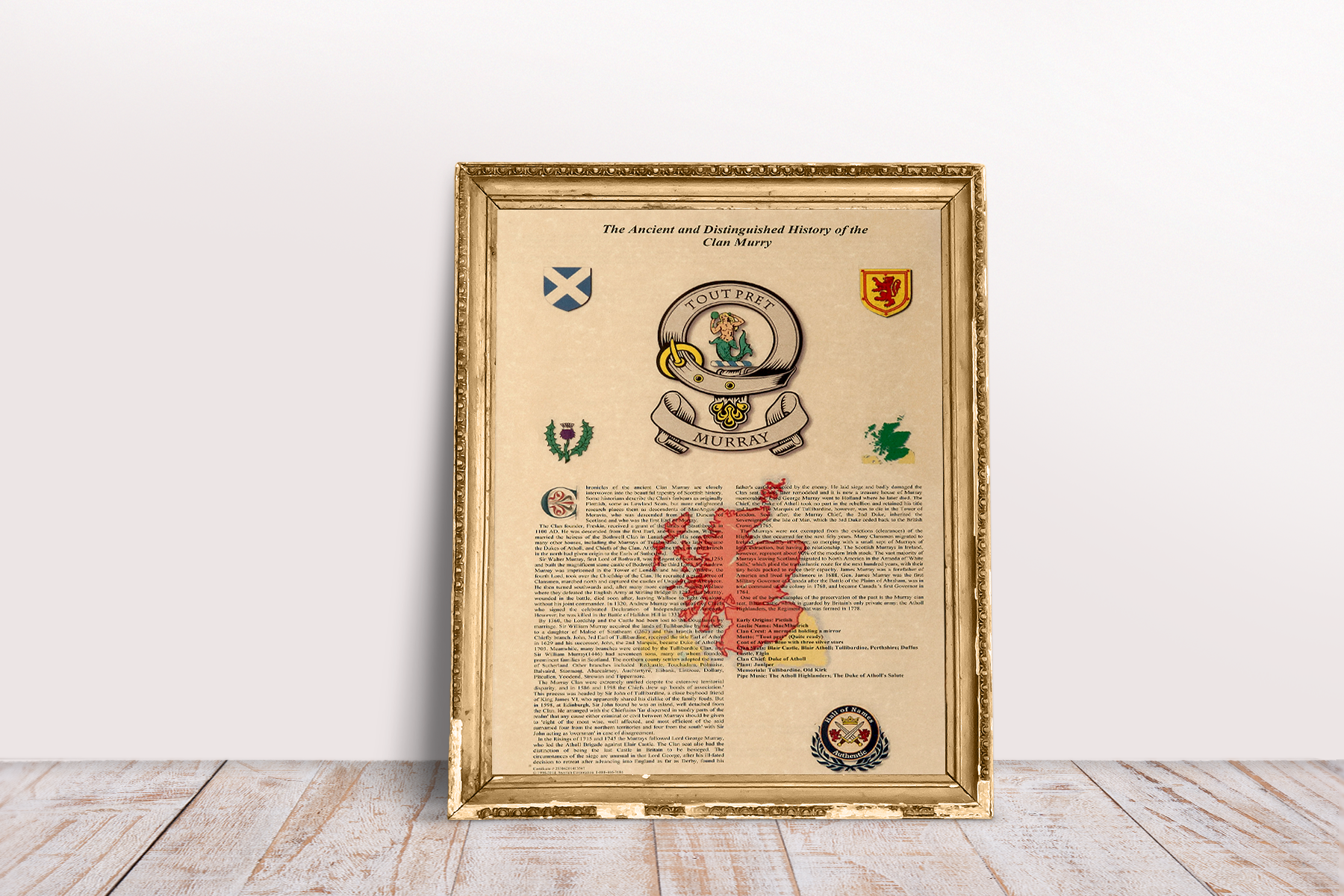 Scottish Clan History Print